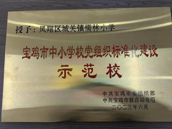 市級(jí)黨組織示范校
