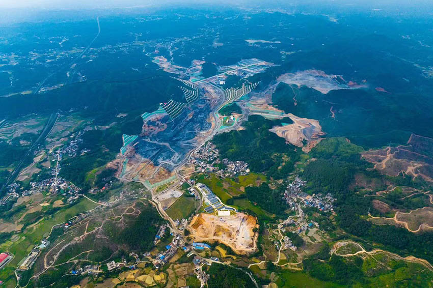 平陸運河“破山向?！?。平陸運河集團供圖